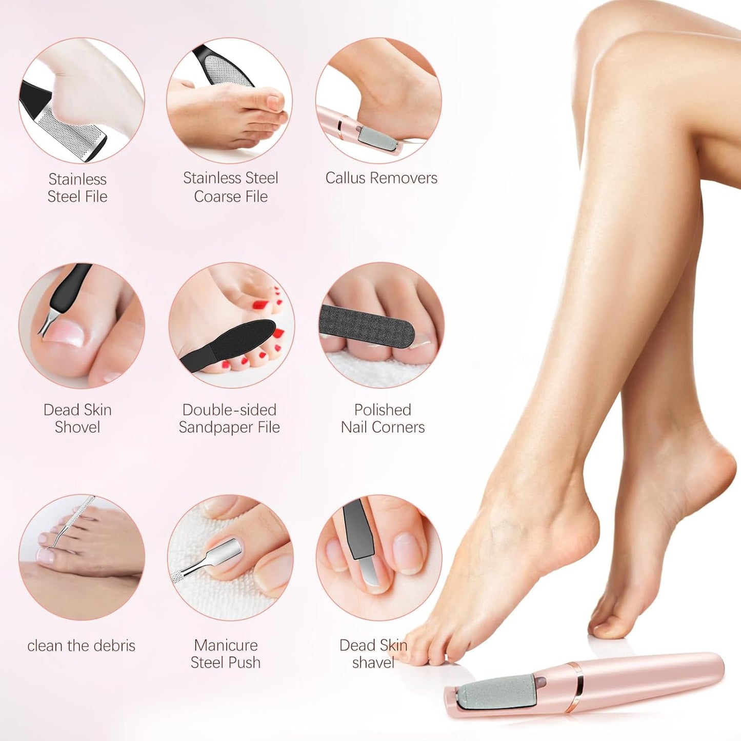 Rechargeable Electric Callus Remover